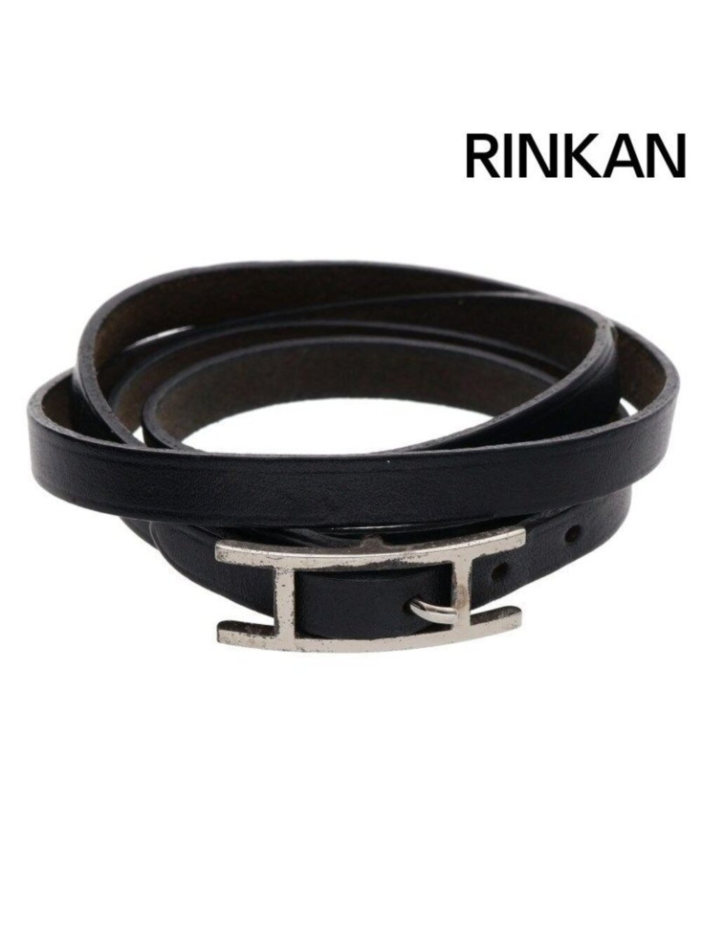 Hermes Hapi 4 Motif Leather Bracelet